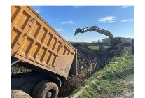 620 metrelik yeni kanalizasyon ve yagmur suyu hatti