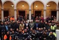 ayvalik belediye baskani mesut ergin yilin son gununde belediye calisanlariyla bir araya geldi