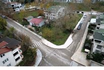 basiskele sahilde 1 etap yaya kaldirimlari tamam