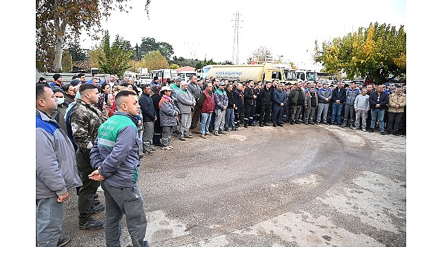 baskan topaloglu personelin yeni yilini kutladi