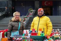 bucada yeni yil pazarina buyuk ilgi