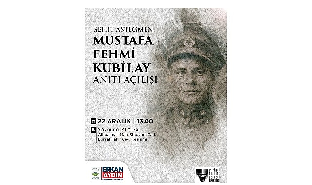 devrim sehidi kubilay osmangazide anilacak