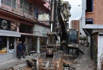 gemlikte yol calismalari hiz kesmeden devam ediyor