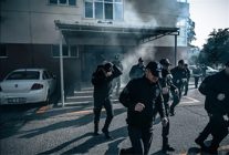 itfaiye ekiplerinden polis okulunda yangin tatbikati