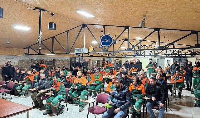 temizlik emekcilerine yeni yil ziyareti